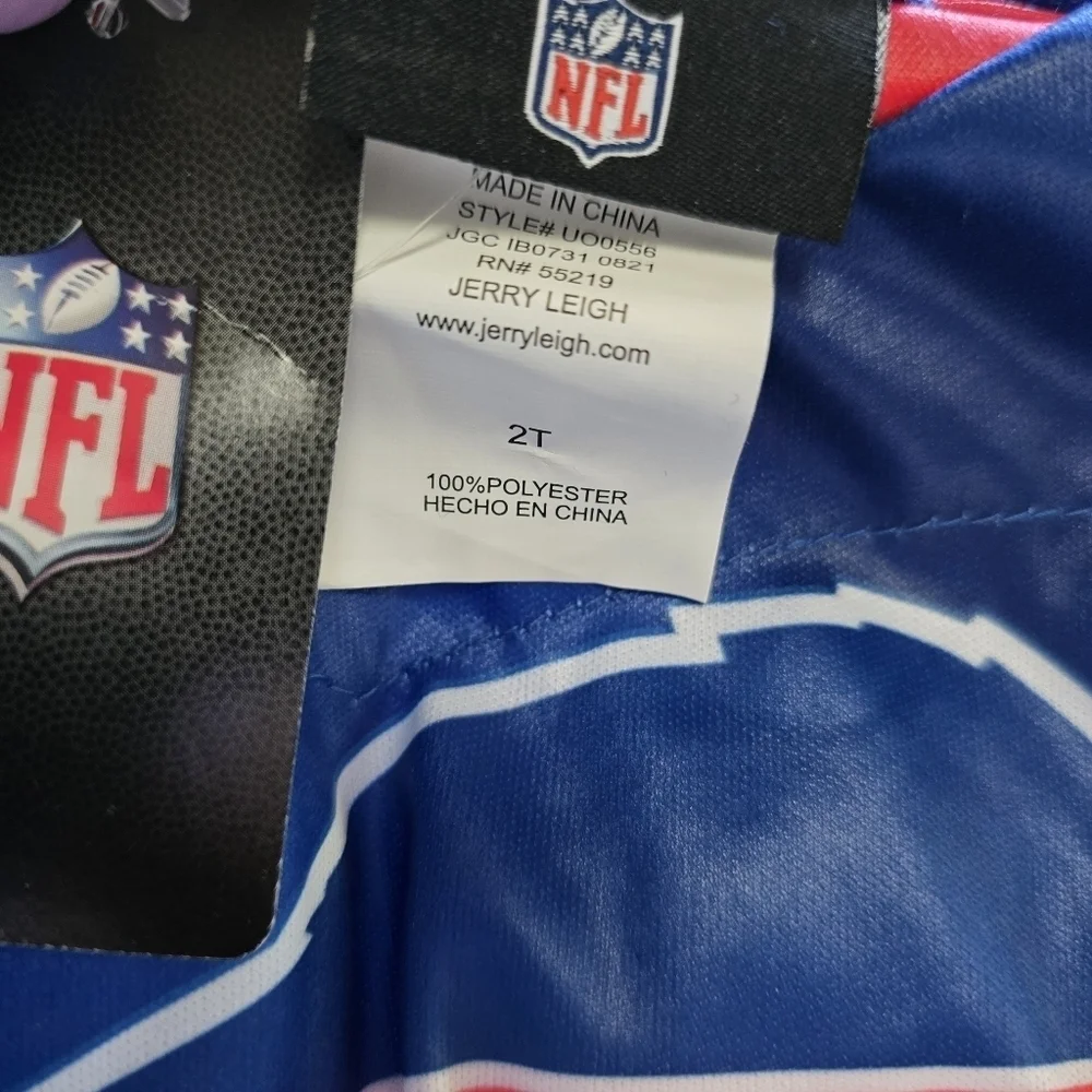NWT | NFL Buffalo Bills Royal Game Day Costume, Toddler size 2T